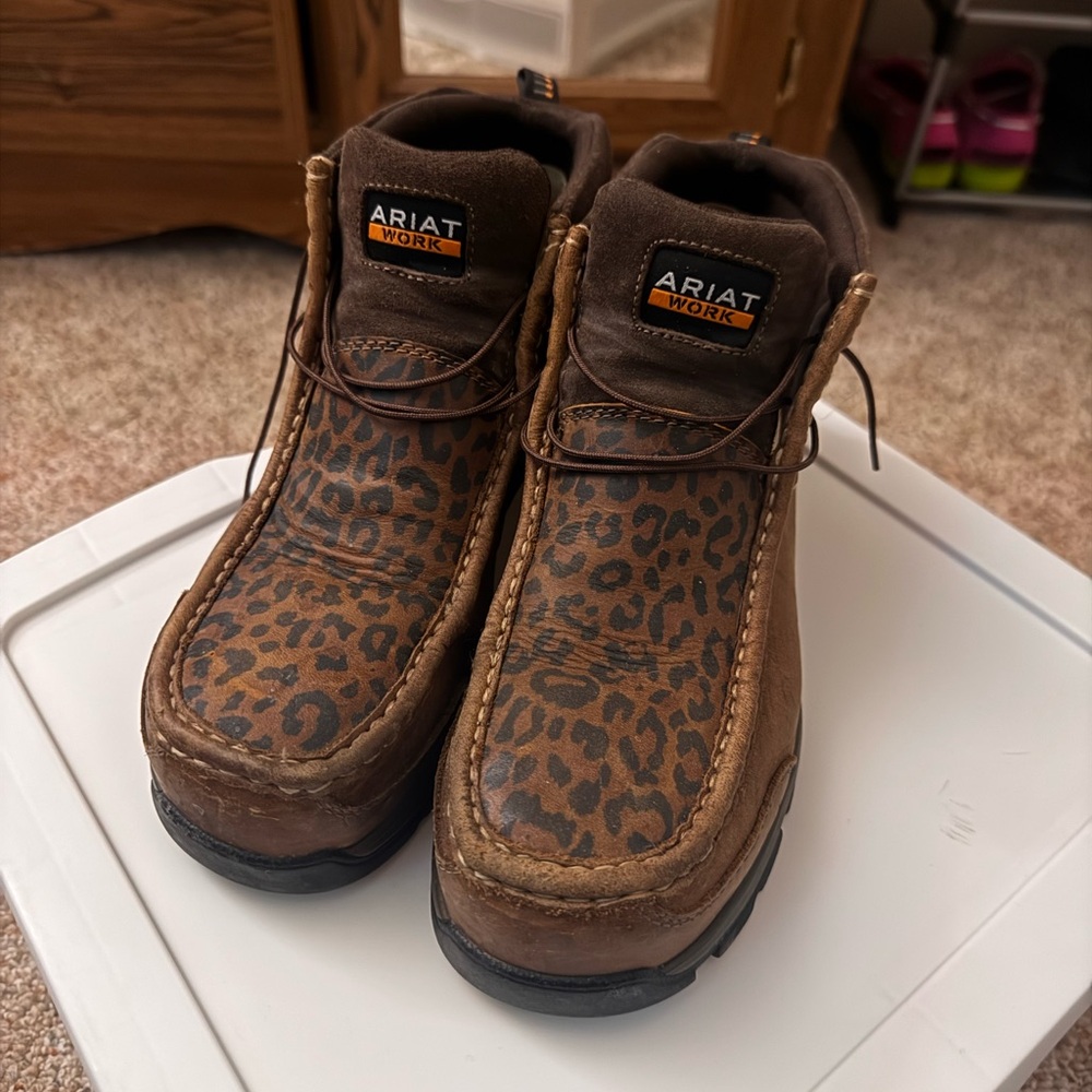 Ariat Brown Lace Up Boots